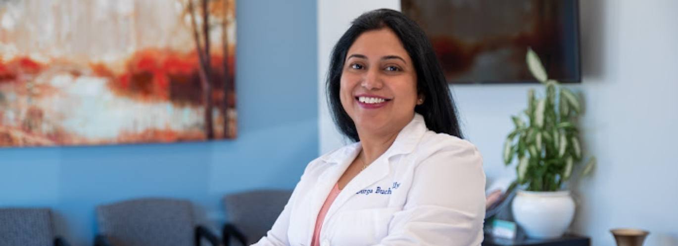 Bedford Texas dentist Doctor Durga Buchupally smiling